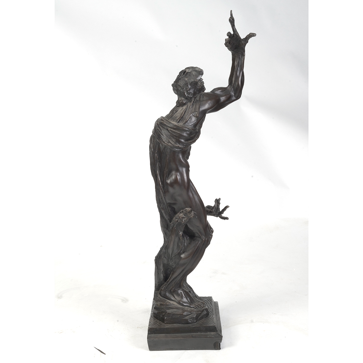 Artwork by Stanislaw Szukalski, Imploration (AKA-A Plea), Made of cast iron bronze