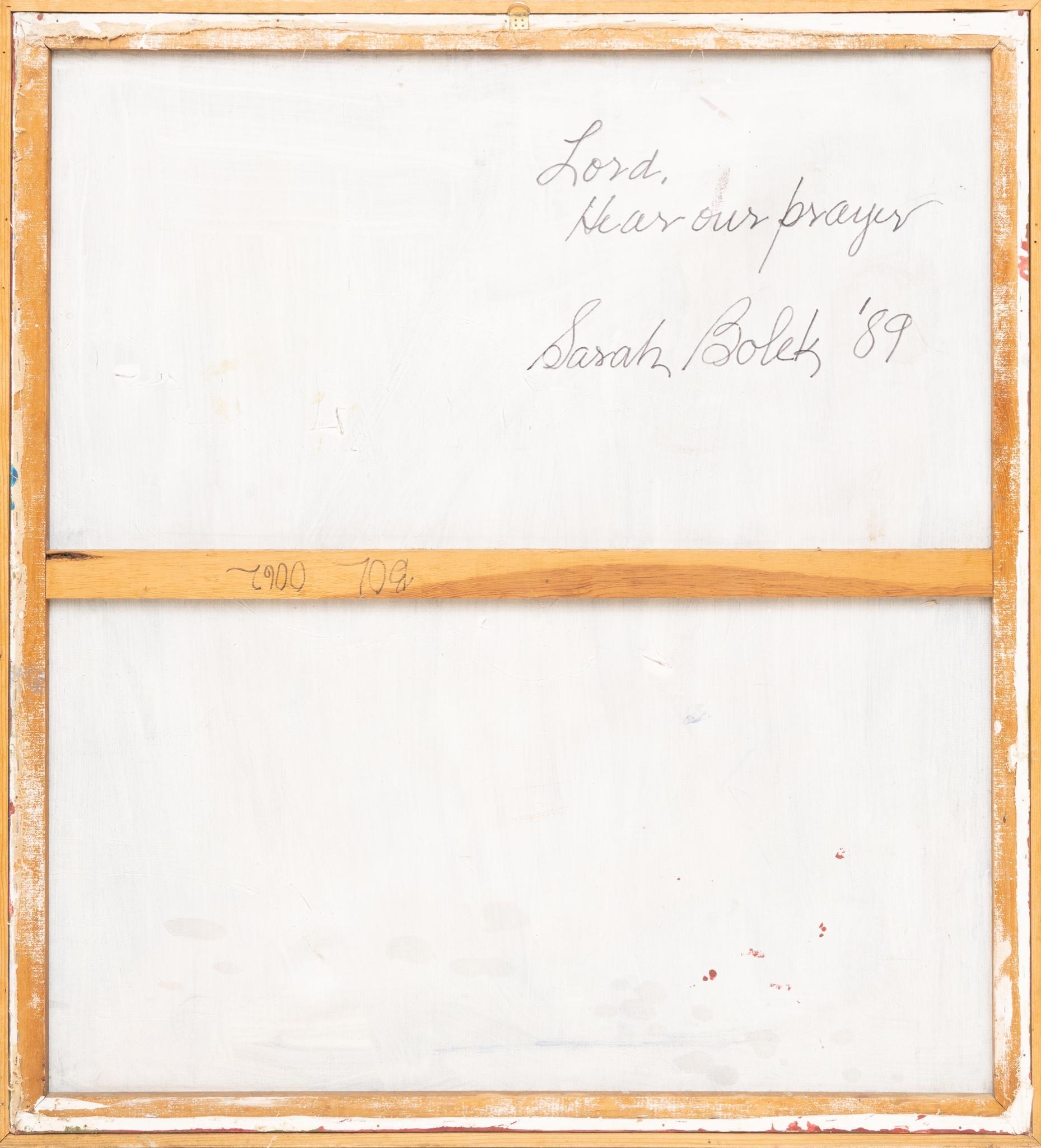 Artwork by Sarah Bolek, Lord Hear Our Prayer, Made of oil on canvas