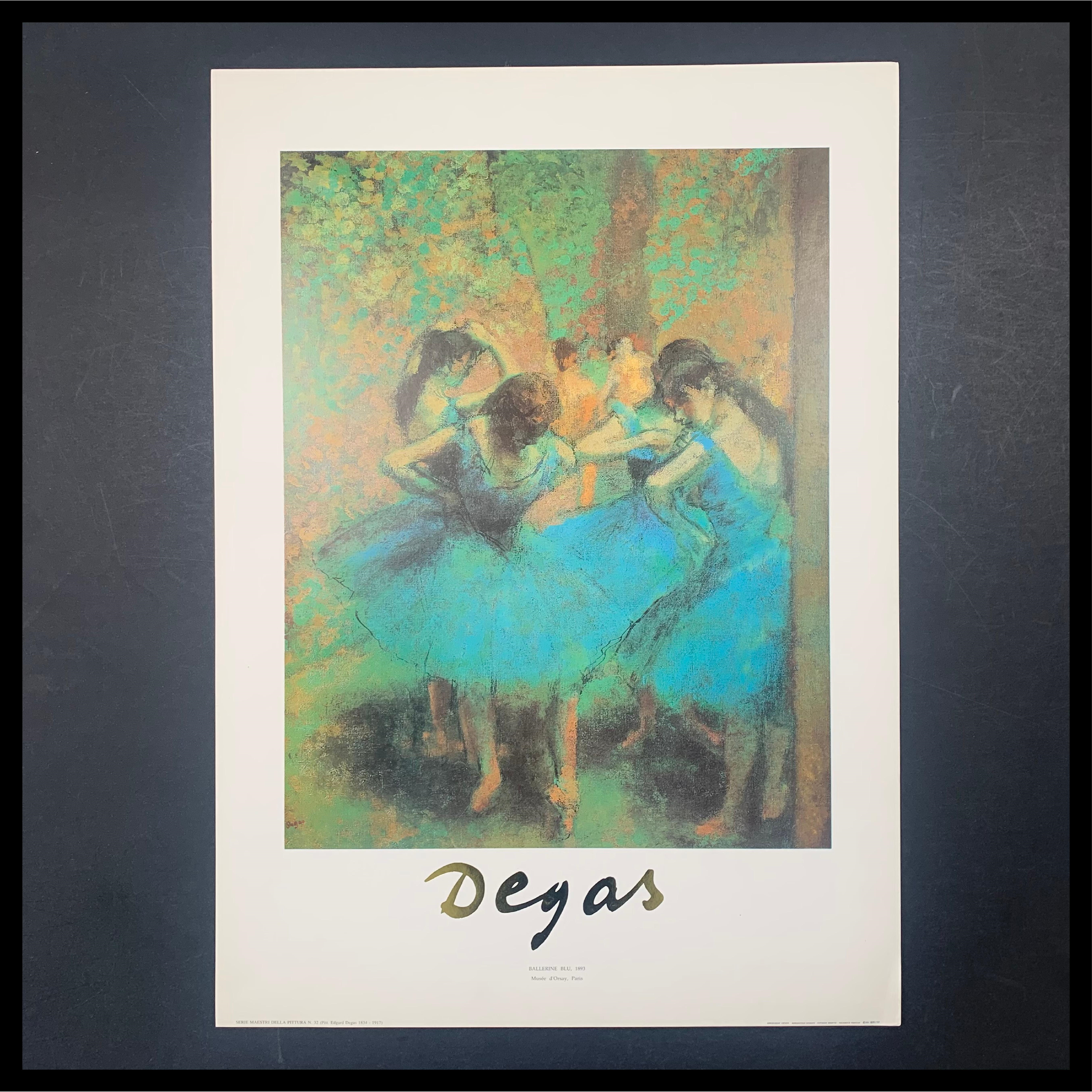 Ballerine Blu, by Edgar Degas, 1893