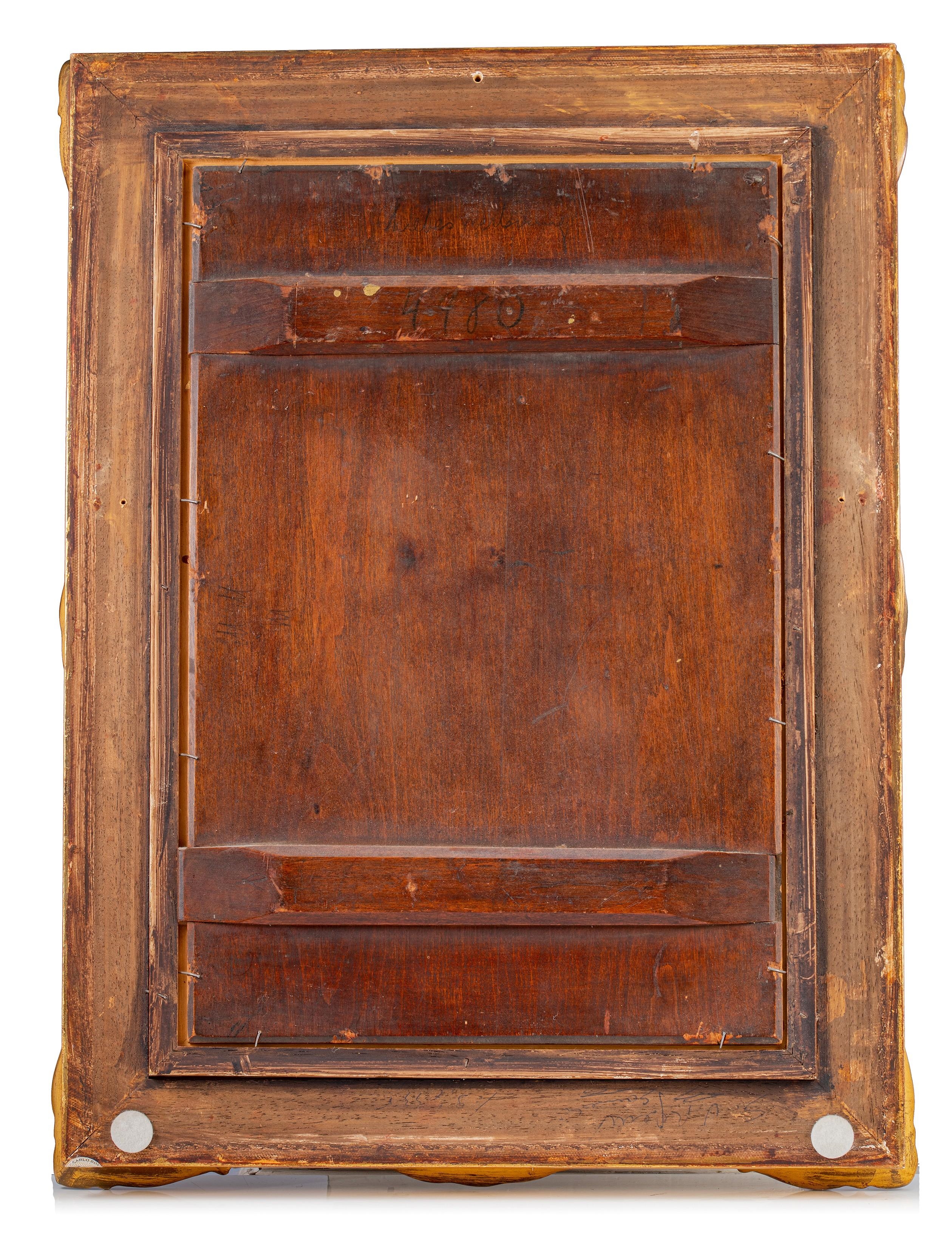 Artwork by Frederic Lenditz, A Romance In A Rococo Setting, Made of oil on panel