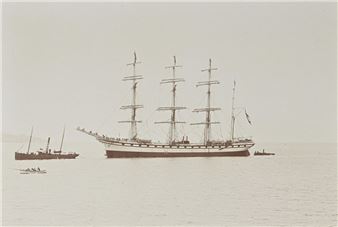 Marine, le trois mats remorqué - Adolphe Lezer