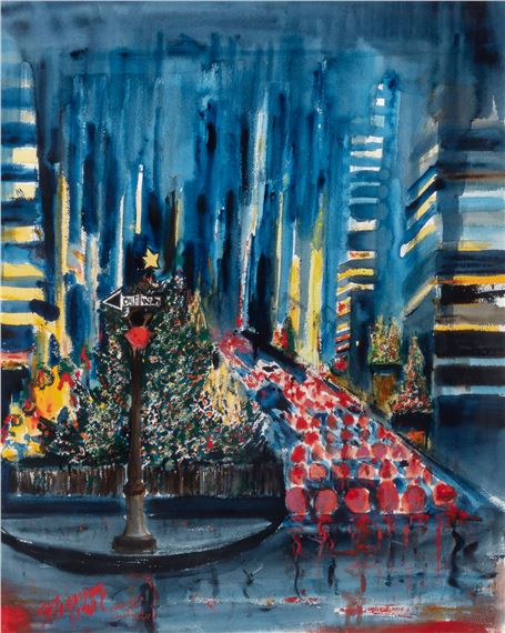 Park Ave. & 54th by Burhan Doğançay, 1964