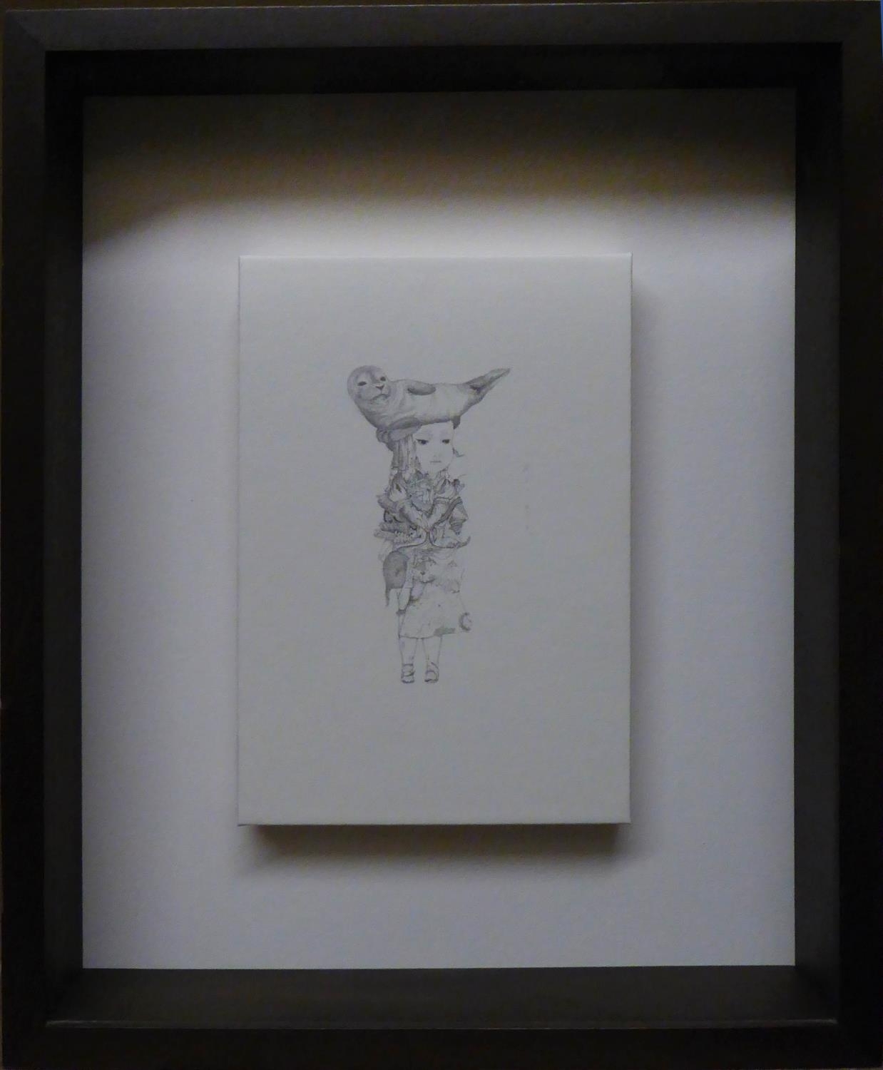 Artwork by Eri Itoi, Arara, Made of pencil on paper