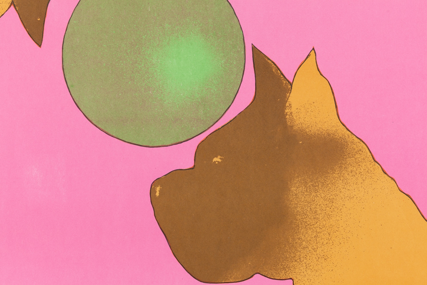 Artwork by Jacek Neugebauer, Dogs, Made of Offset/paper