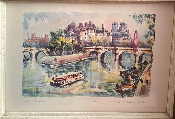 Paris - Le Pont Neuf by Marius Girard