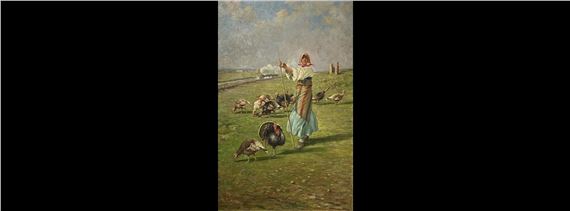 La guardiana dei tacchini by Rafael Senet