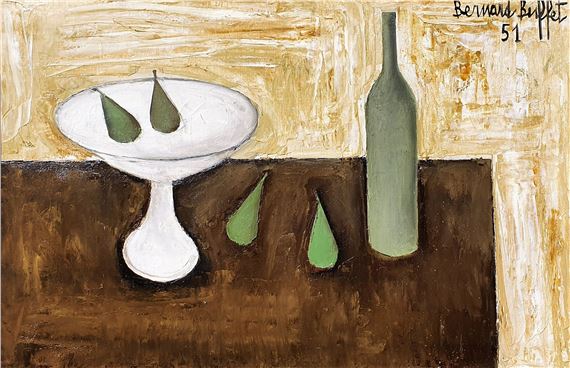 Bernard Buffet | Poires au compotier (1951) | MutualArt