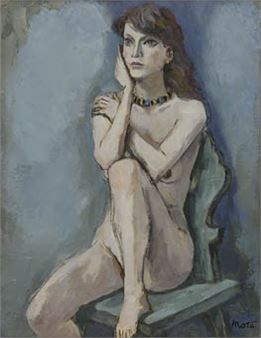 Nude with necklace - Nishimura Motosada