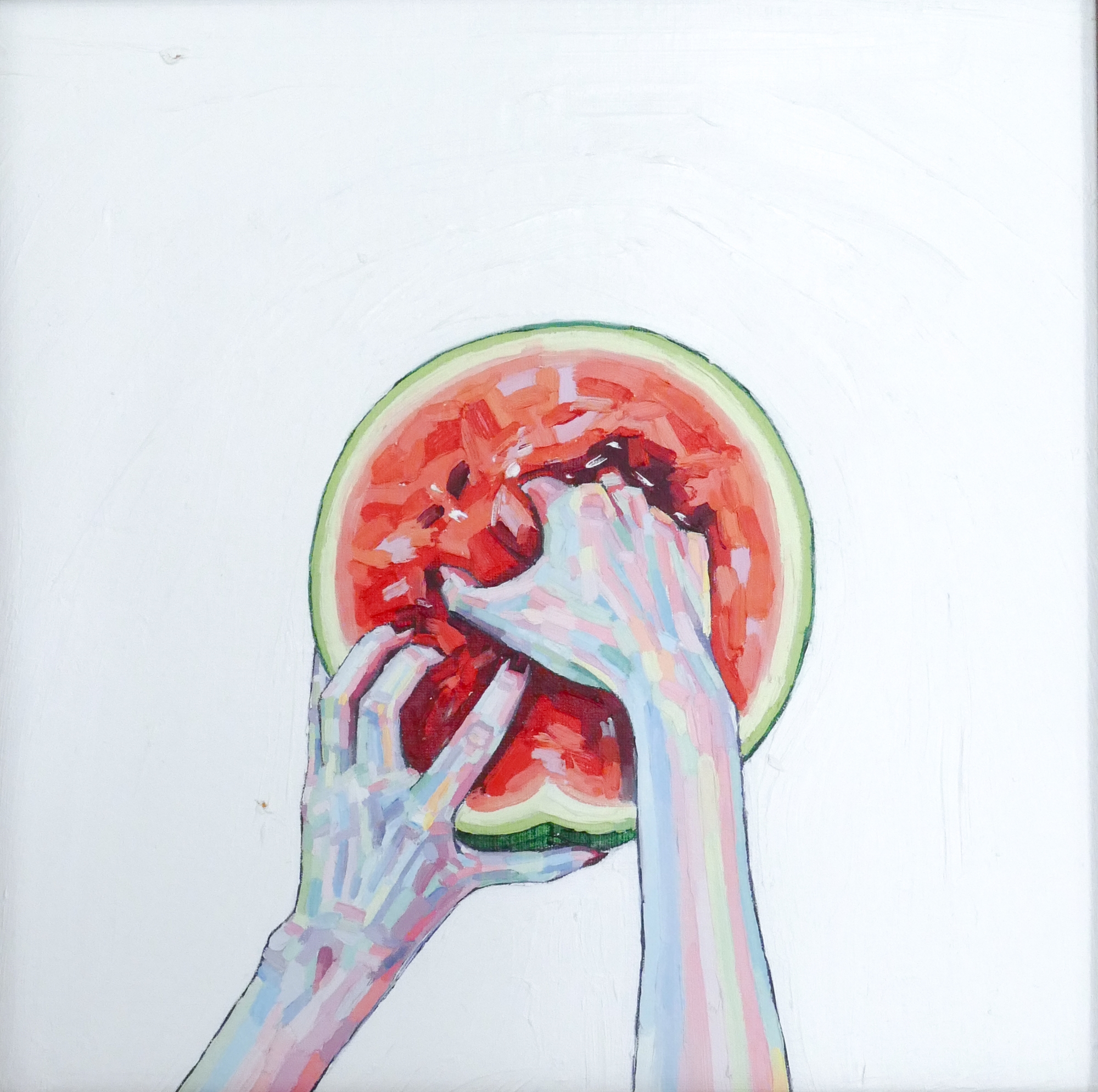 Artwork by Alyssa Putnam, Alyssa Putnam 'I was lonely and unstable in Los Angeles' Painting, Made of Oil on paper