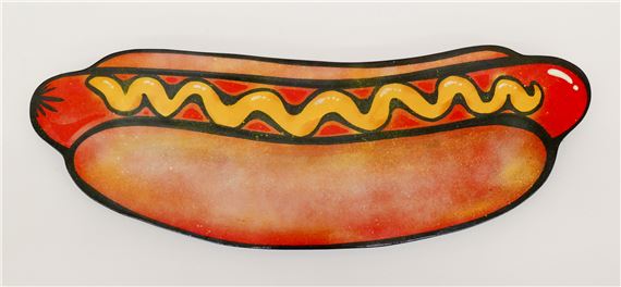 Zac Boetes 'Jumbo Dog' Painting - Zac Boetes