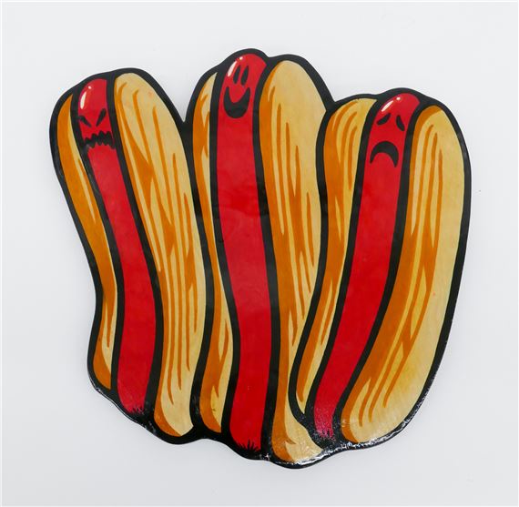 Zac Boetes 'Three's A Crowd' Painting by Zac Boetes, 2018