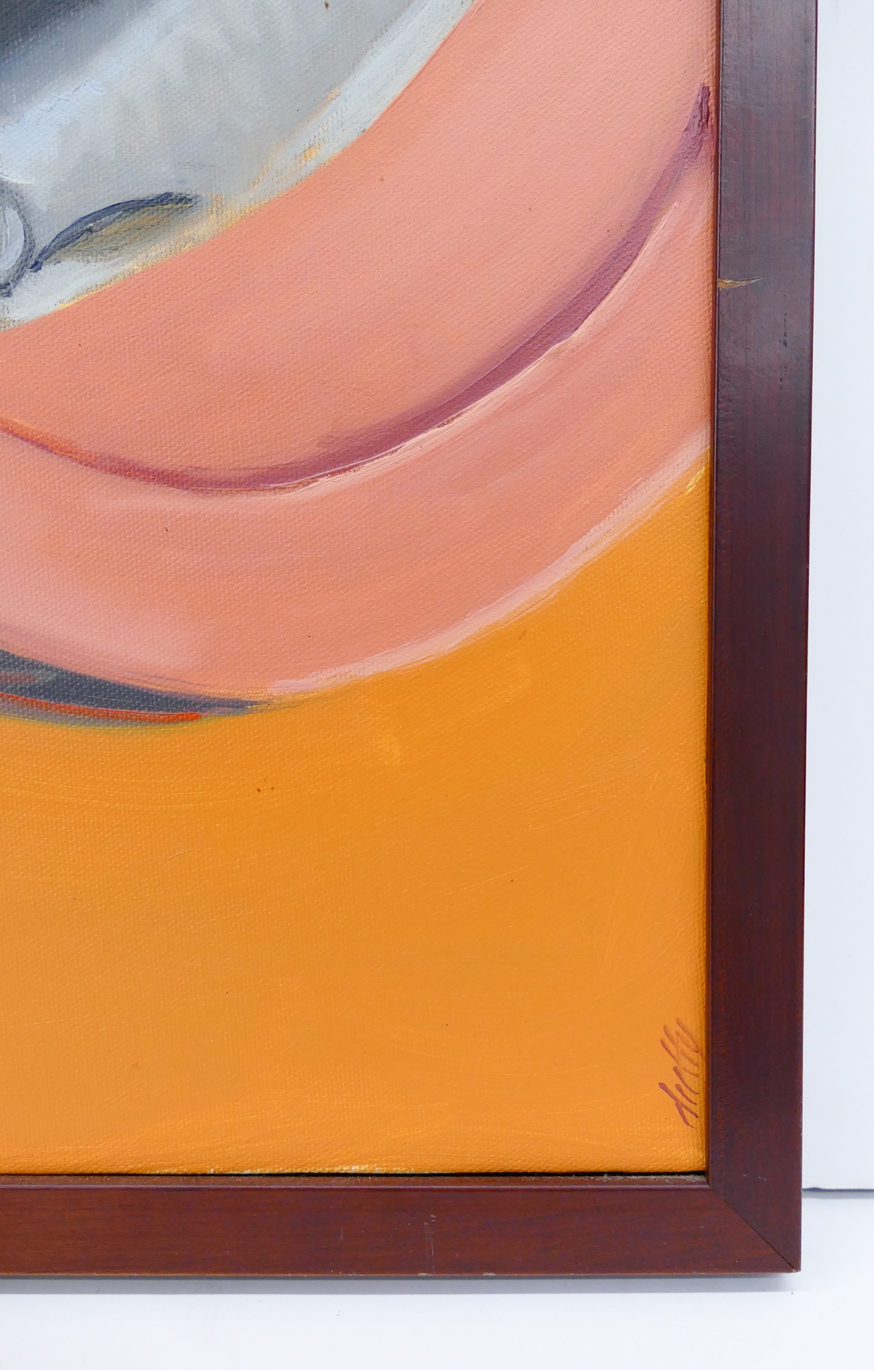 Artwork by Ann Duffy, Ann Duffy 'Fish' Oil Painting, Made of Oil on canvas