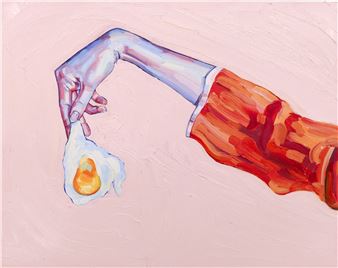 Alyssa Putnam 'The Brood' Painting - Alyssa Putnam