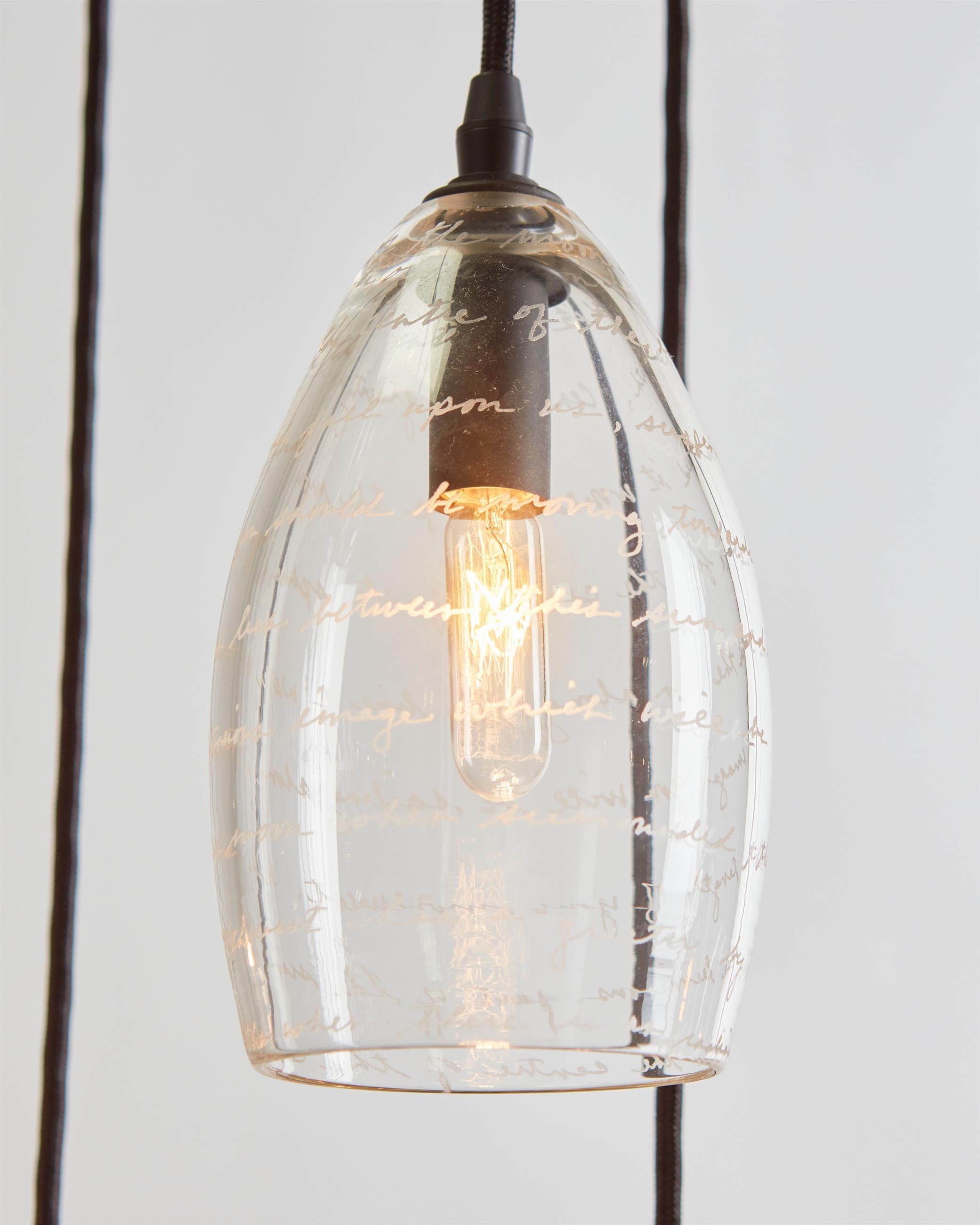 Alison Berger | Scripted Chandelier | MutualArt