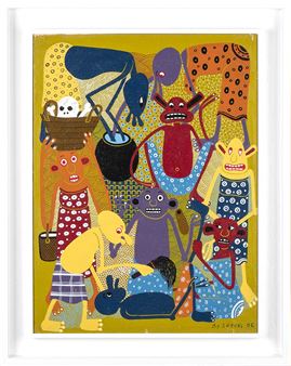 Composition with figures - Sayuki Matindiko