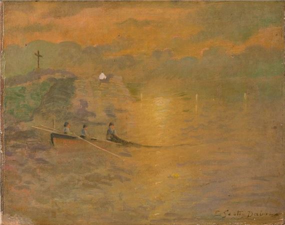 Fishermen at dawn by Theodore Scott Dabo