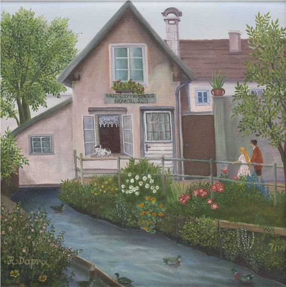 Hafenkommandatur Nonntal Süd am Salzburger Almkanal by Regine Dapra