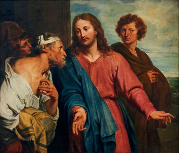 Christ healing the paralysed man by Anthony van Dyck