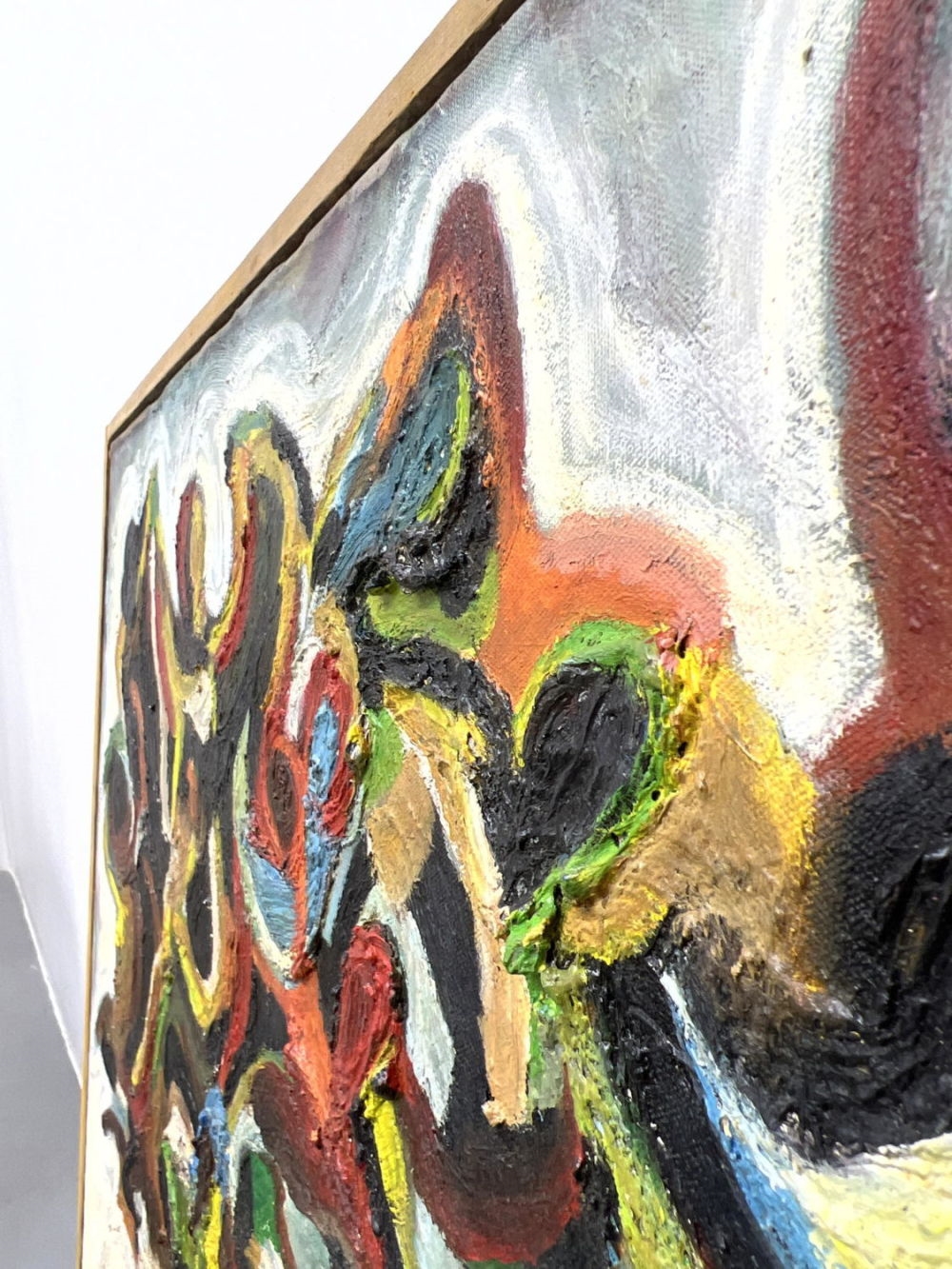 Haywood Rivers | Thick Impasto Modernist painting | MutualArt