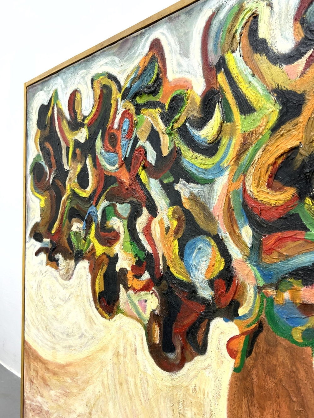 Haywood Rivers | Thick Impasto Modernist painting | MutualArt