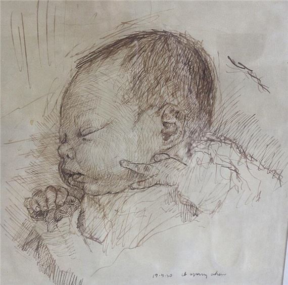 Three children portraits by Ib Spang Olsen