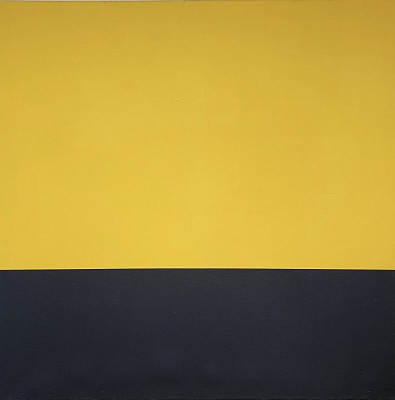 Artwork by Fred Furda, TZandt-Holland-Window 1974, Made of Oil on canvas