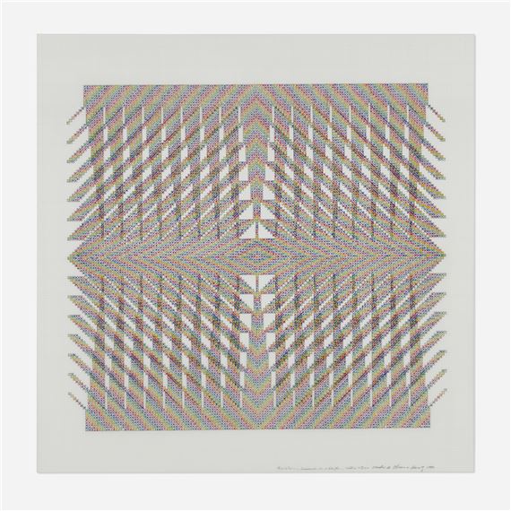 Channa Horwitz | Variation and Inversion on a Rhythm Matrix Four Times ...