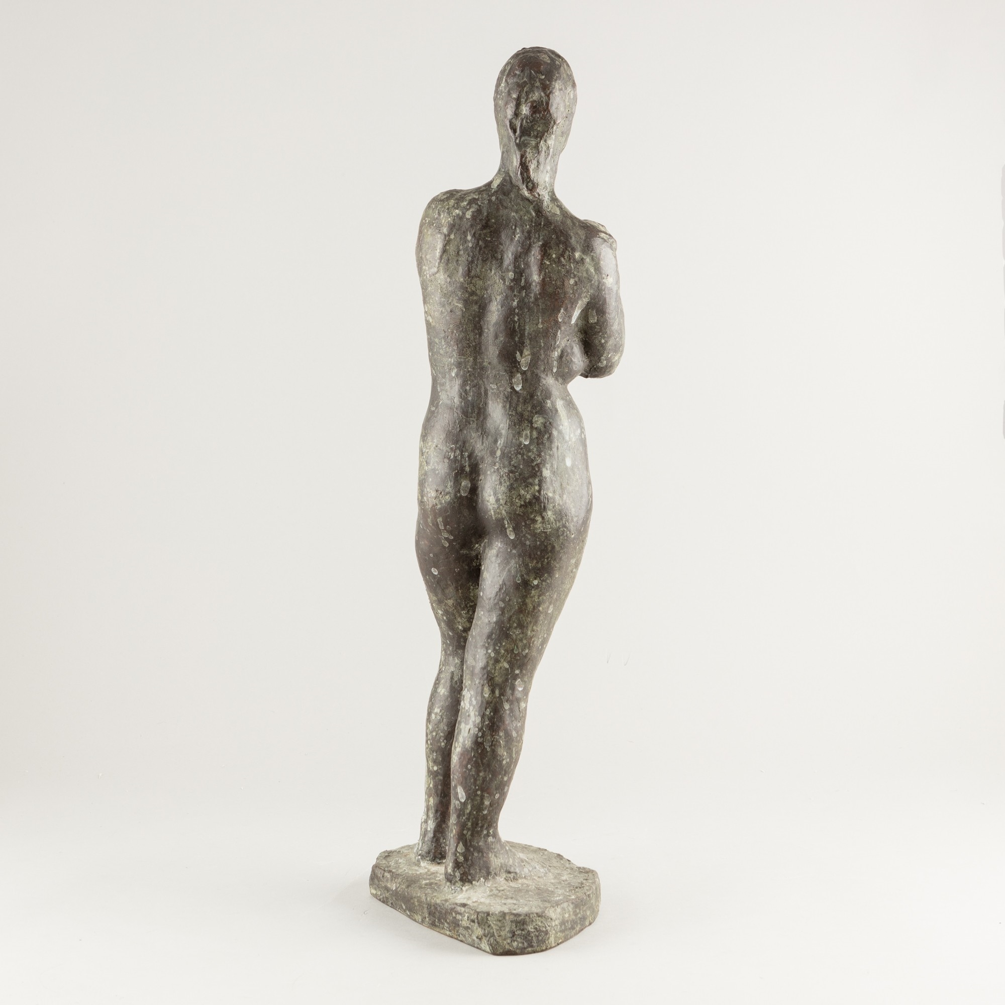 Artwork by Kerttu Leppänen, Nude model, Made of bronze