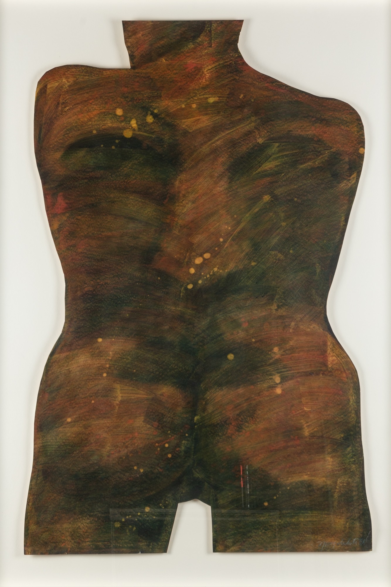 Artwork by Olavi Pajulahti, Suuri selkä, Made of mixed media