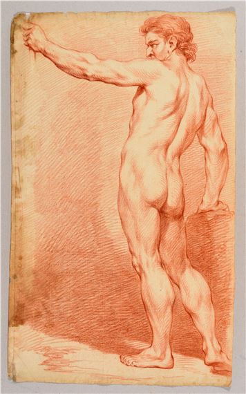 Four male nudes - Cornelis Joseph d'Heur