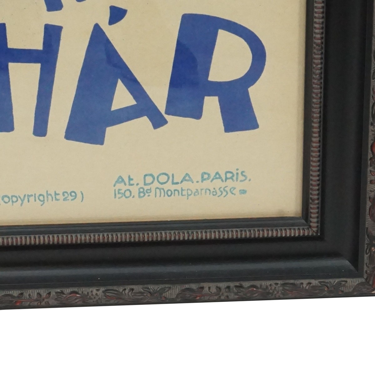 Artwork by Georges Dola, La Mazourka bleue, Made of Poster