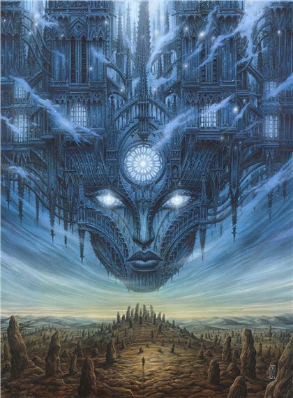 Au-delà des contrées du crépuscule by Olivier Ledroit, publiée en 2021