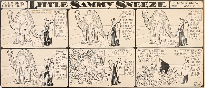 Winsor McCay | Little Sammy Sneeze (1906) | MutualArt