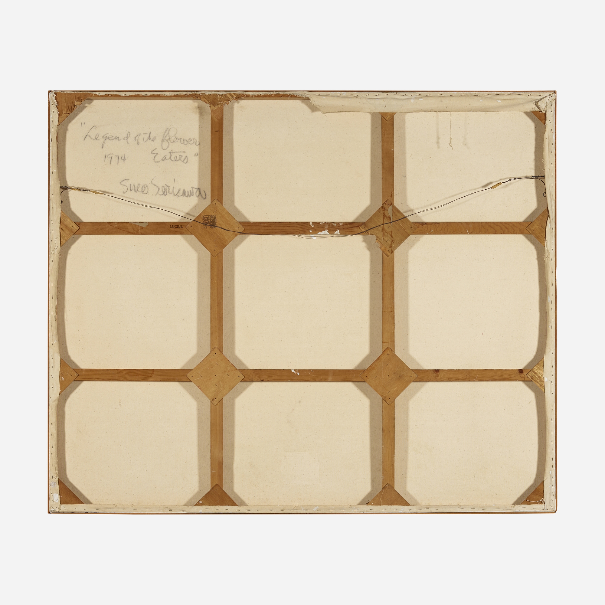 Artwork by Sueo Serisawa, Legend of the Flower Eaters, Made of oil on canvas