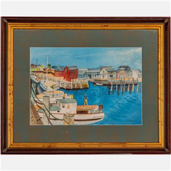Harbor Scene - Lloyd D. Bower