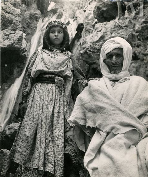 Maroc, jeune mariée du pays Zaïan by Bernard Rouget, c. 1950-1953