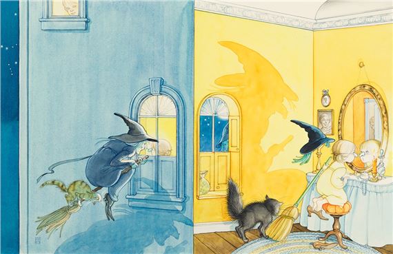 "Witch Watch." by Hilary Knight, October 1983