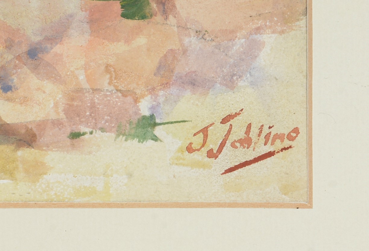Joseph Jobling | Cows grazing above a panoramic pasture | MutualArt