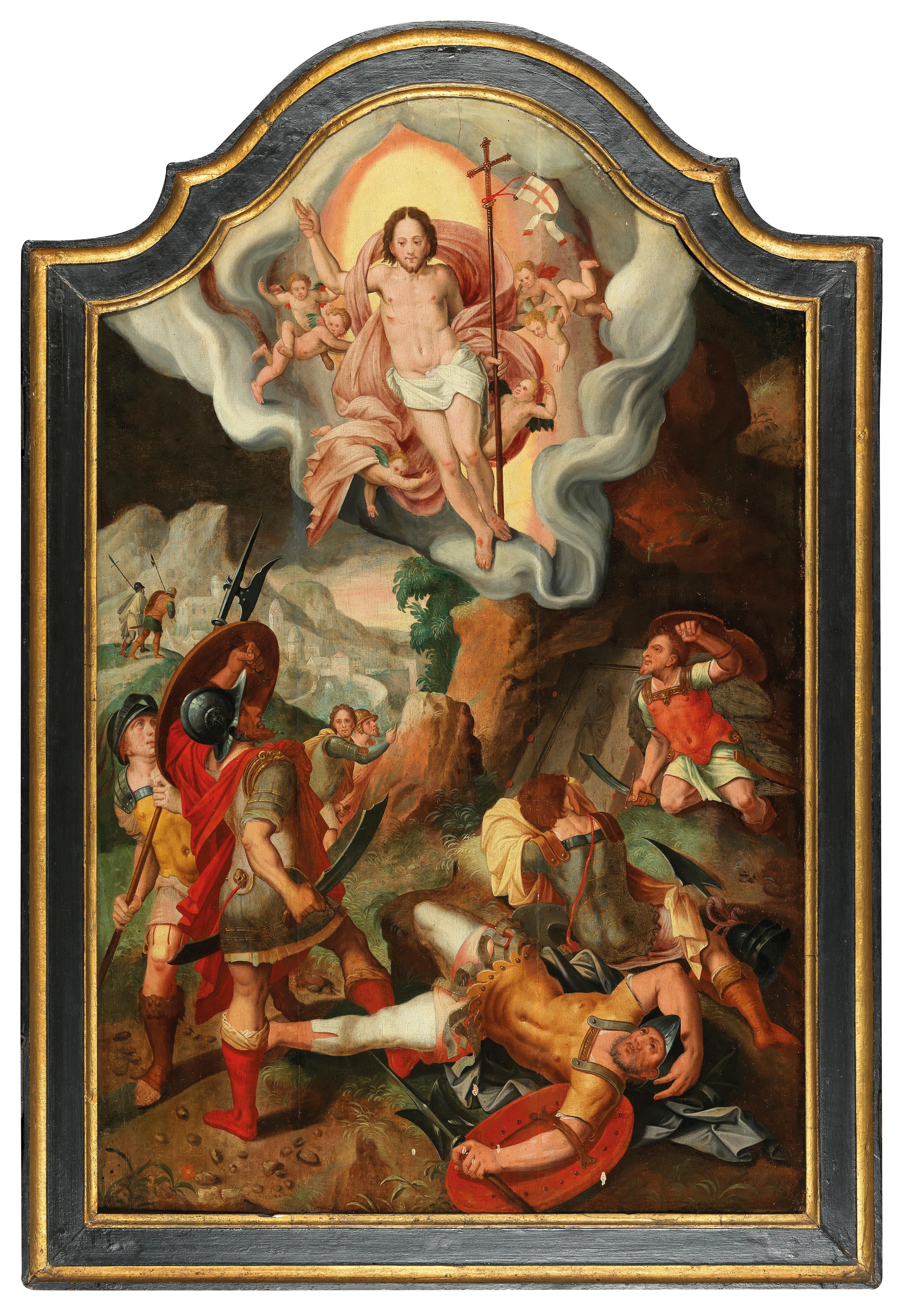 Artwork by Anthonie van‏ Blocklandt van Montfoort, The Resurrection of Christ, Made of Oil on Panel