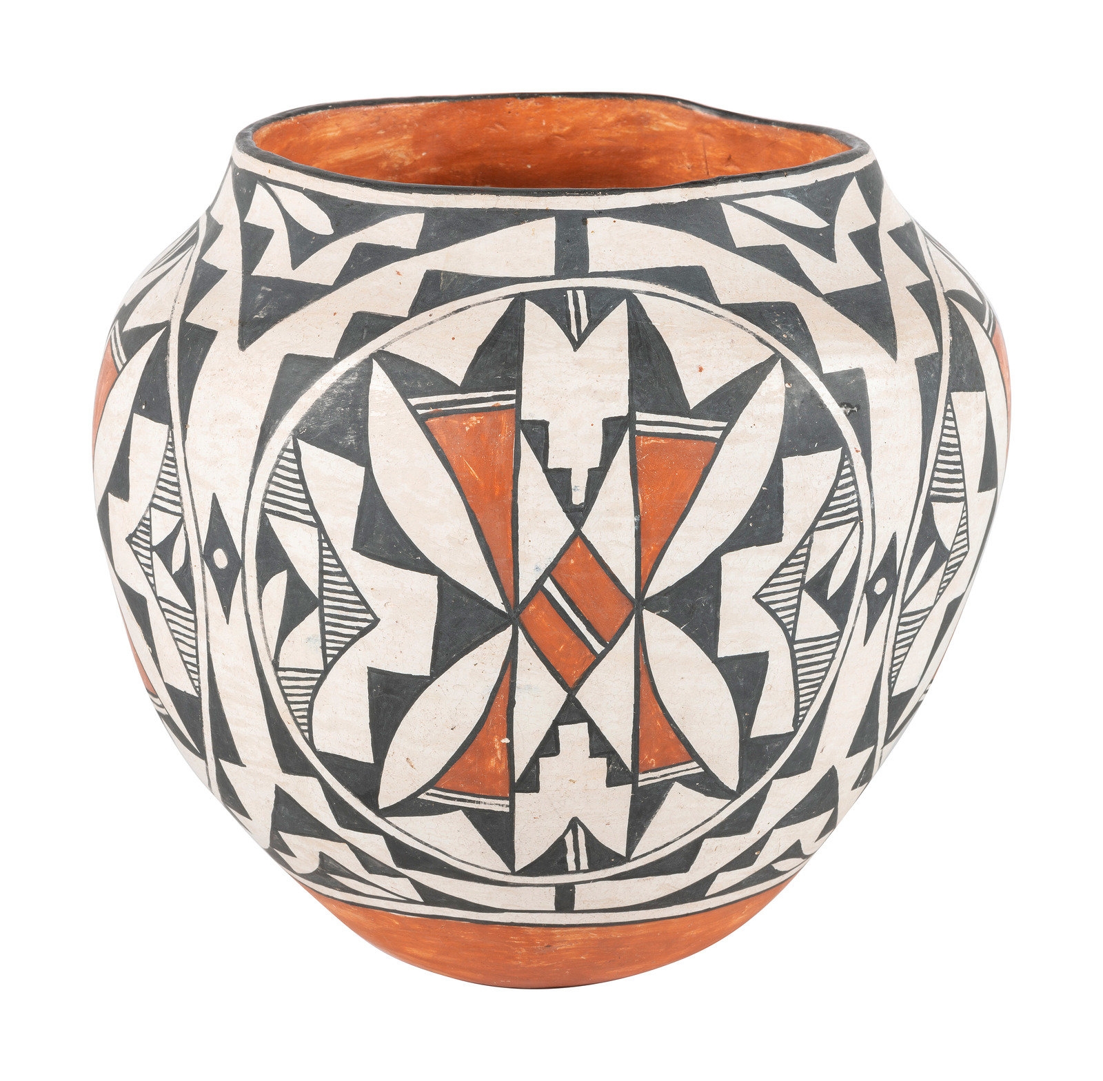 Artwork by Sara Corley Martinez, Acoma Pottery Jar, Made of Pottery