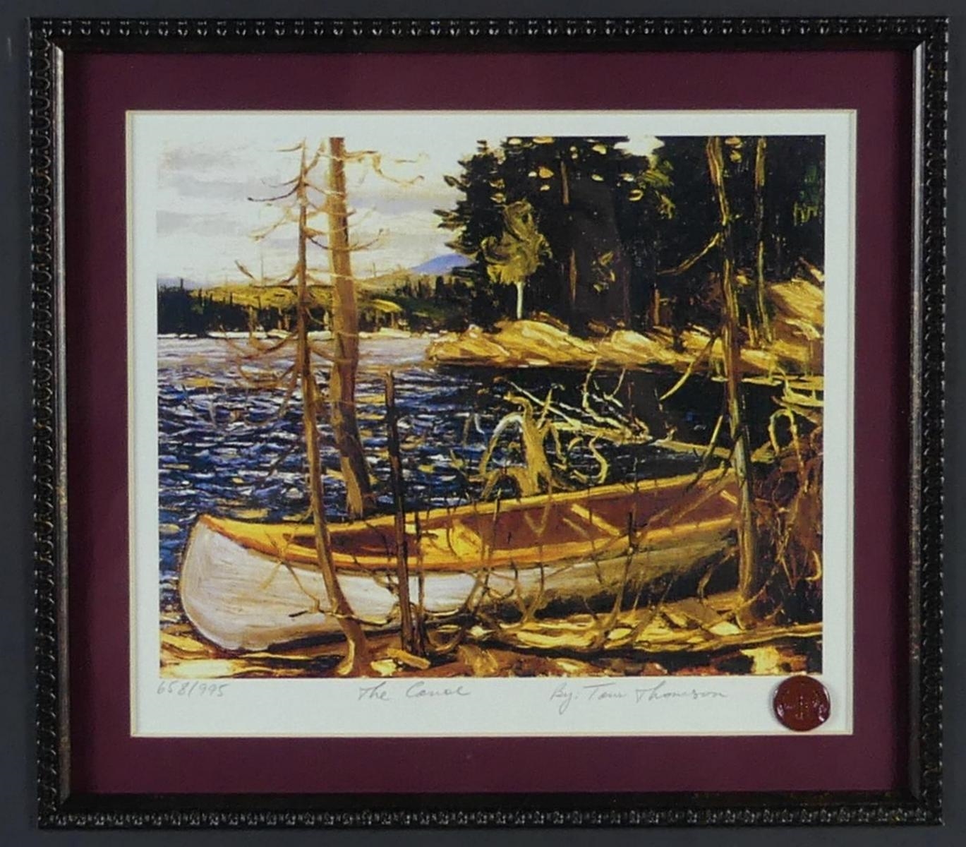 Tom Thomson The Canoe MutualArt