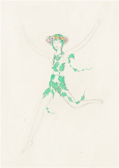 Leaping sprite. by Kay Nielsen, circa 1920