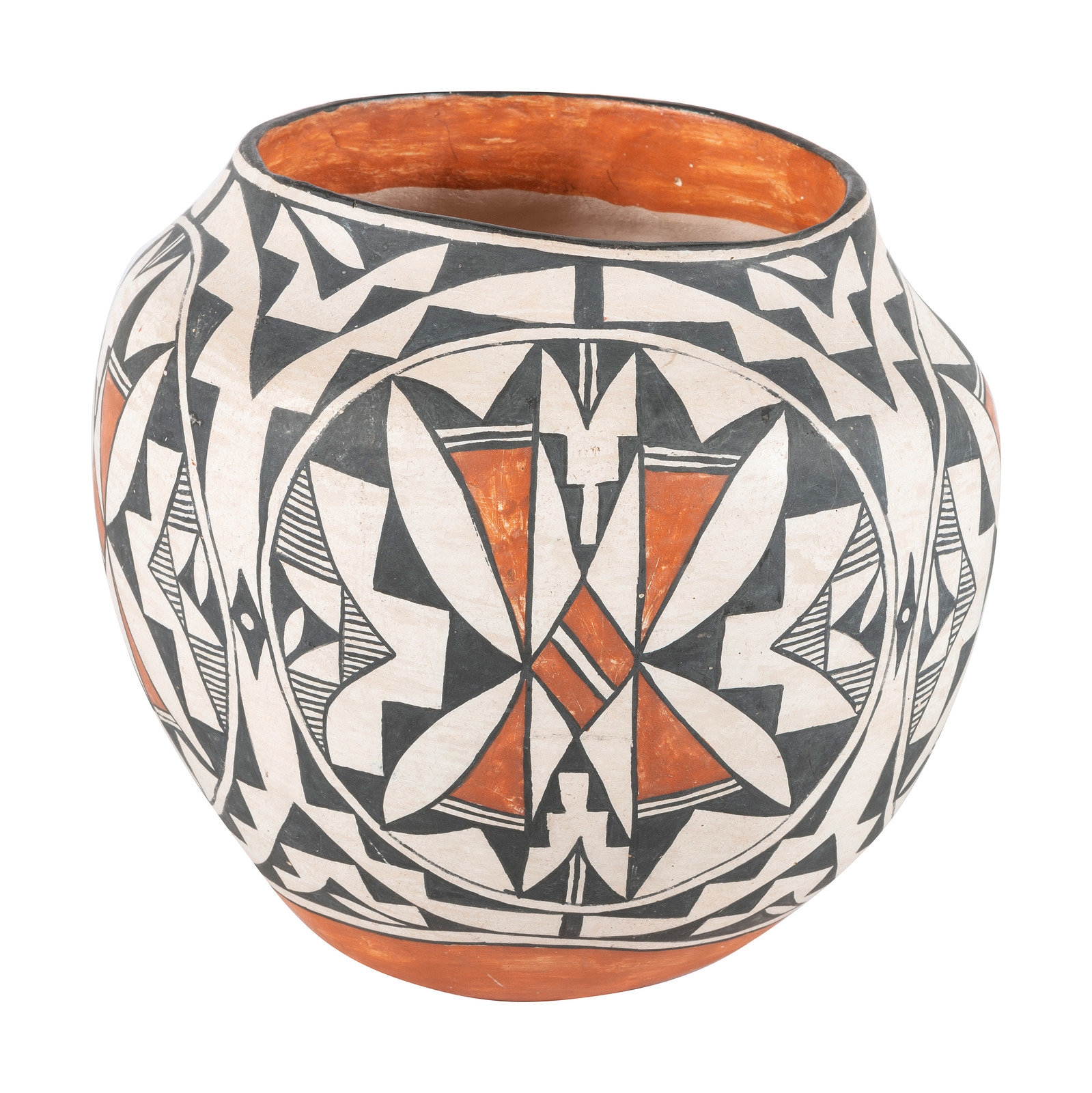 Artwork by Sara Corley Martinez, Acoma Pottery Jar, Made of Pottery
