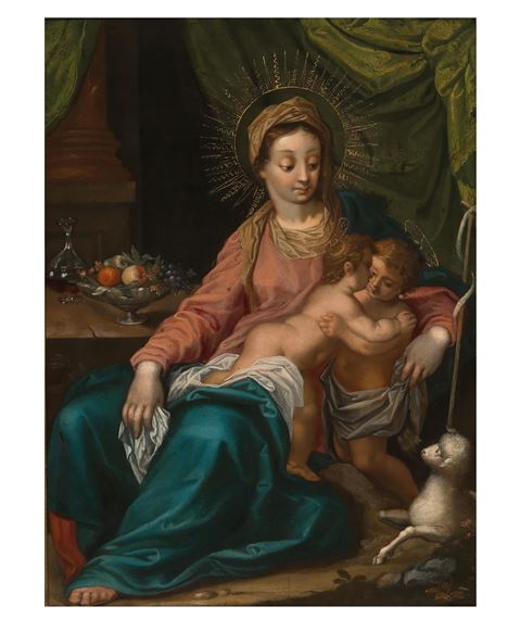 Hans Rottenhammer | The Virgin and Child with the Infant Saint John the ...