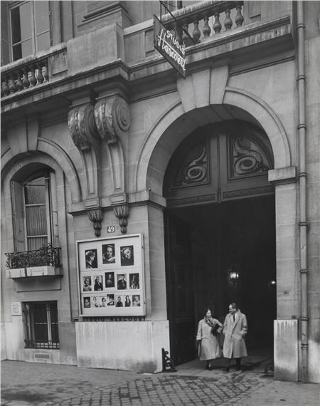 PARKS, GORDON (1912-2006) [Entrance to Harcourt Photography Studio], by Gordon Parks, 1950