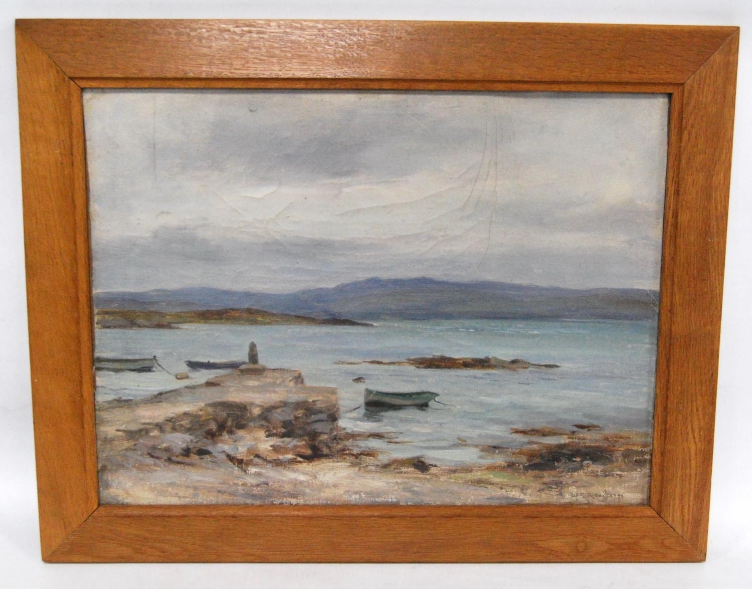 William Stewart MacGeorge | Fishing boats on the Solway coast | MutualArt