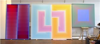 Richard Anuszkiewicz: Knots And Concatenations, 1986-2020 - Loretta Howard Gallery
