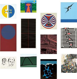 A complete set of Barry Lett Gallery Multiples - Barry Lett