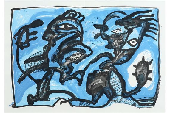 Lucebert | Cobra work (1991) | MutualArt