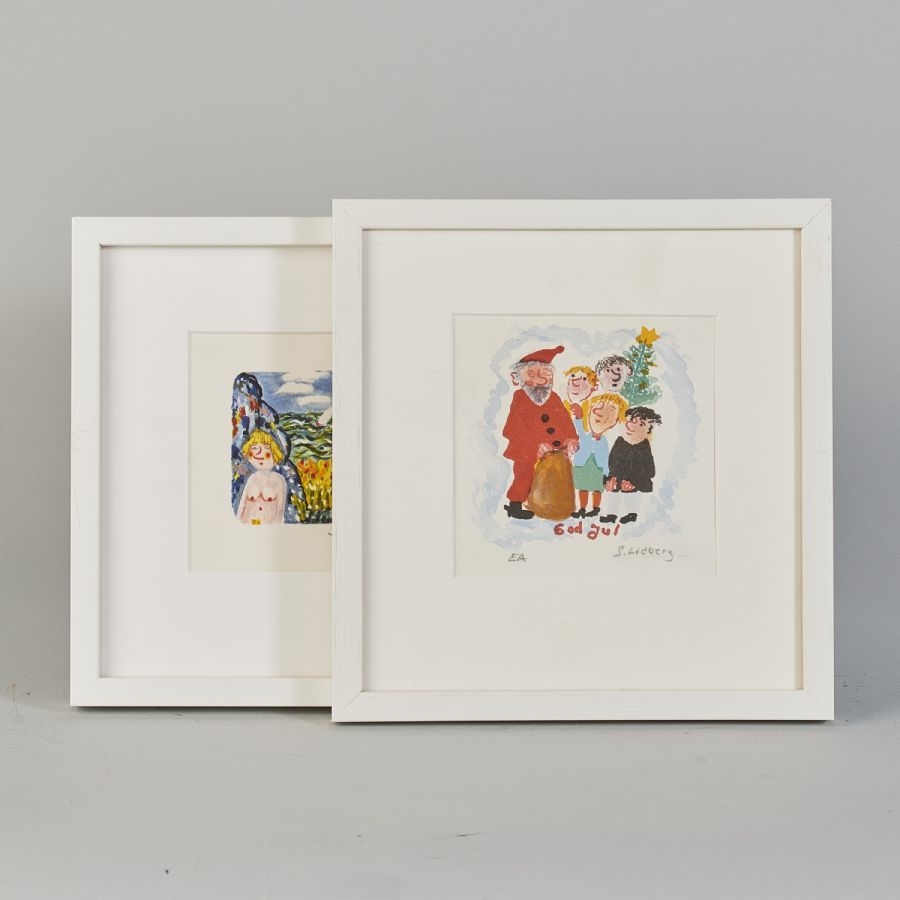 Sven Lidberg リトグラフ　スウェーデン画家 Sven Lidberg Market Data: Auction Results